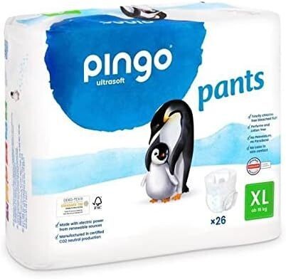 Pañal pingo XL 26 unidades