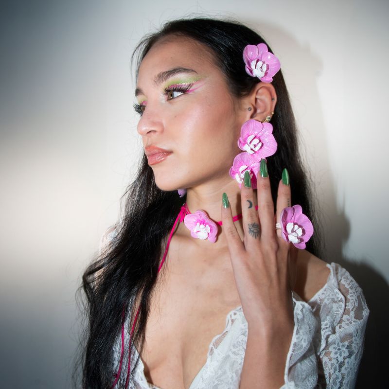 collar/pulsera Phalaenopsis Roseus