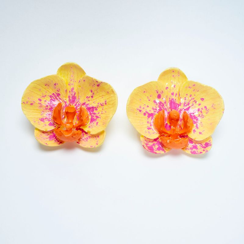 pendientes Phalaenopsis Flavus