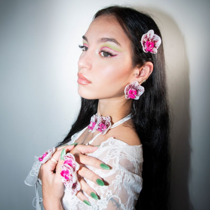 pendientes Phalaenopsis Albus