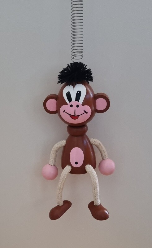 Feder-Schwingfigur Affe