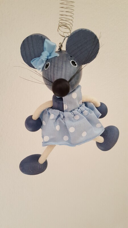 Feder-Schwingfigur Maus
