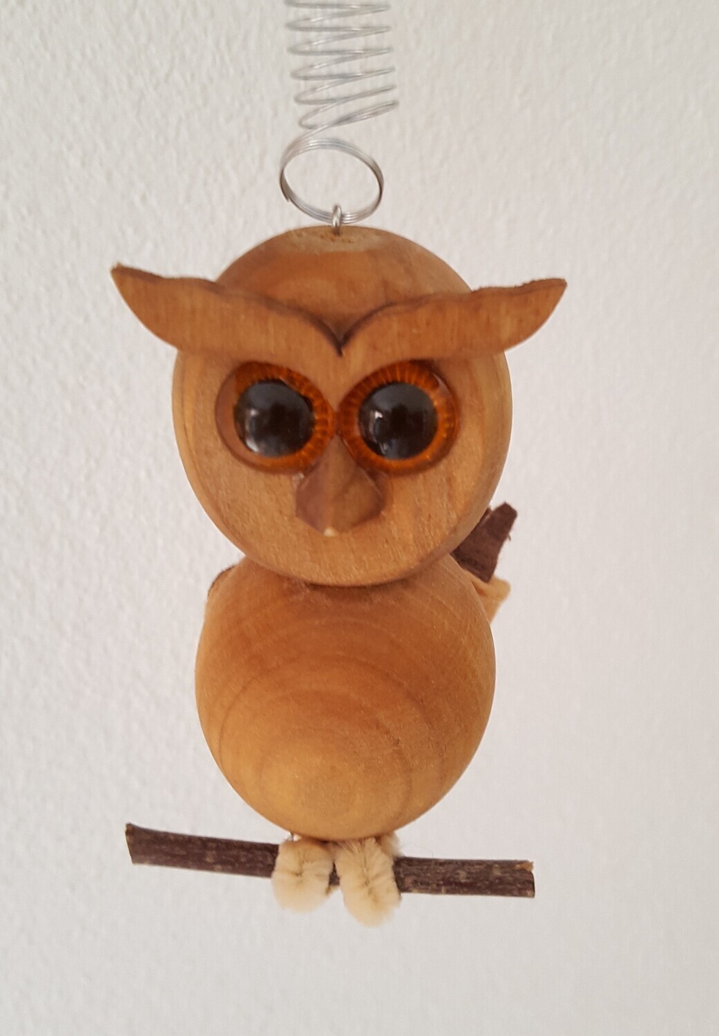 Feder-Schwingfigur Eule