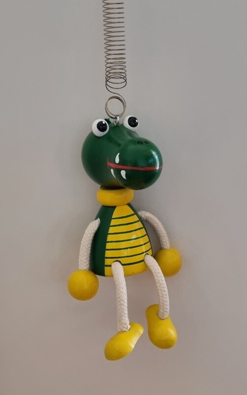 Feder-Schwingfigur Krokodil