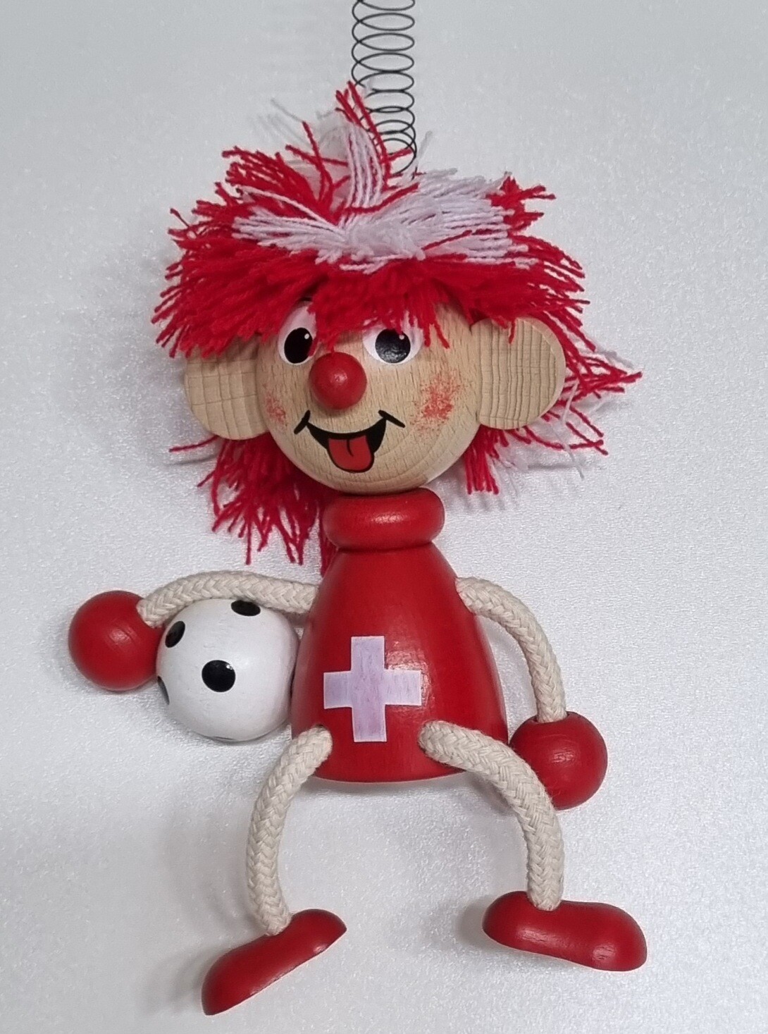 Feder-Schwingfigur Schweizer Fussballer