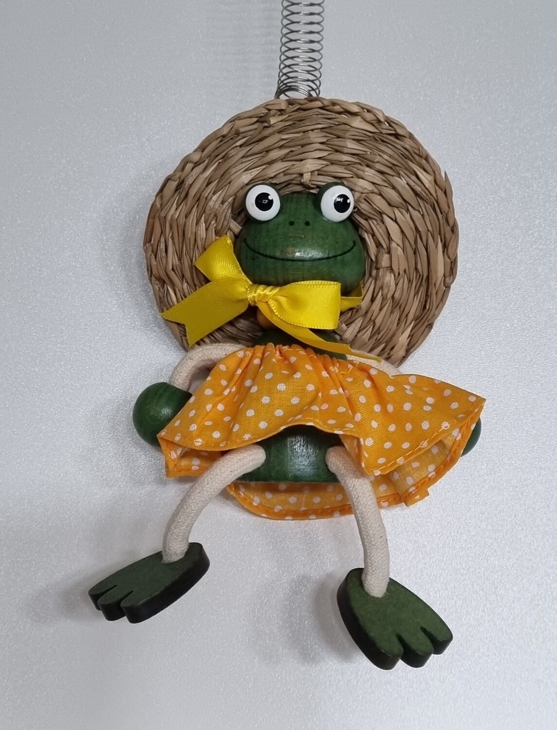 Feder-Schwingfigur Frosch