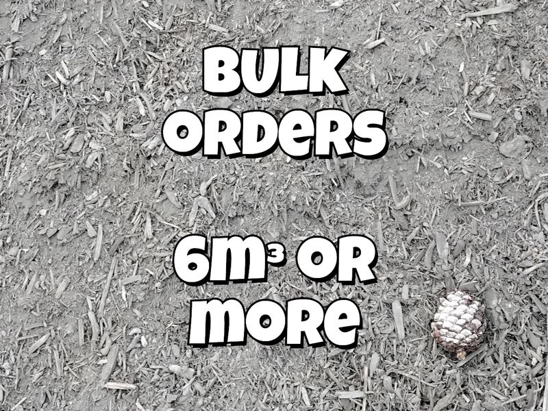 Apple Wood Mulch BULK ORDER  (6m³+) per scoop