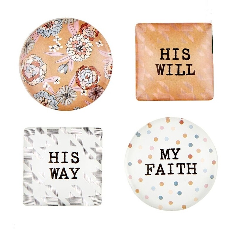 His Way My Faith Magnets 4 in set