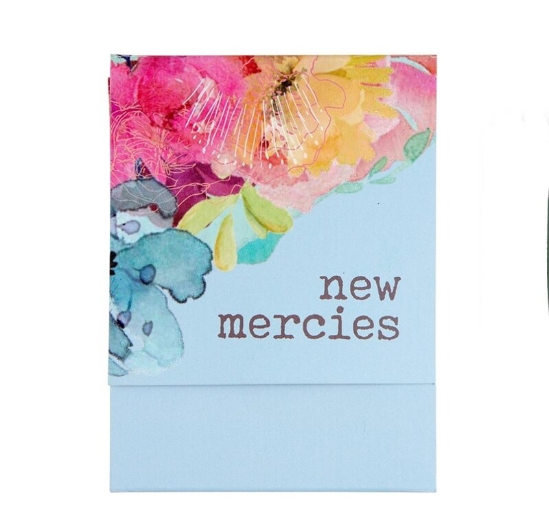 New Mercies Pocket Notebook Blue