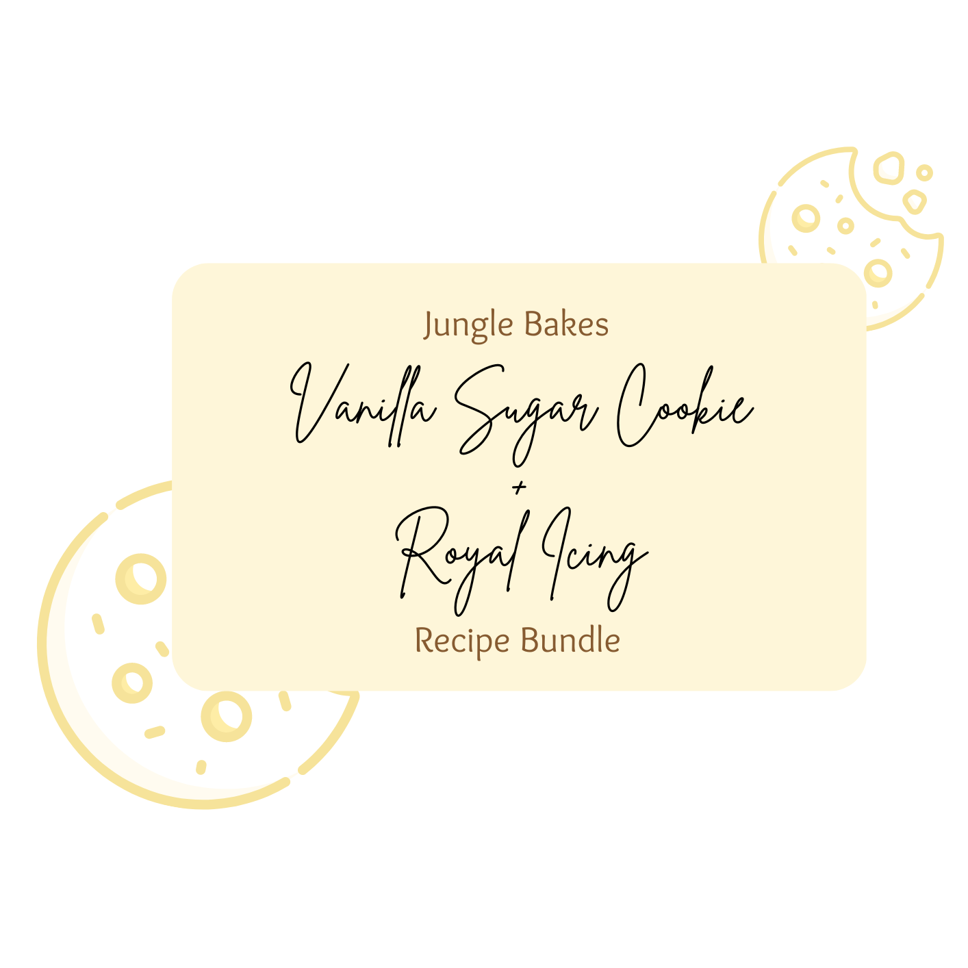 Vanilla Sugar Cookie + Royal Icing Recipe Bundle