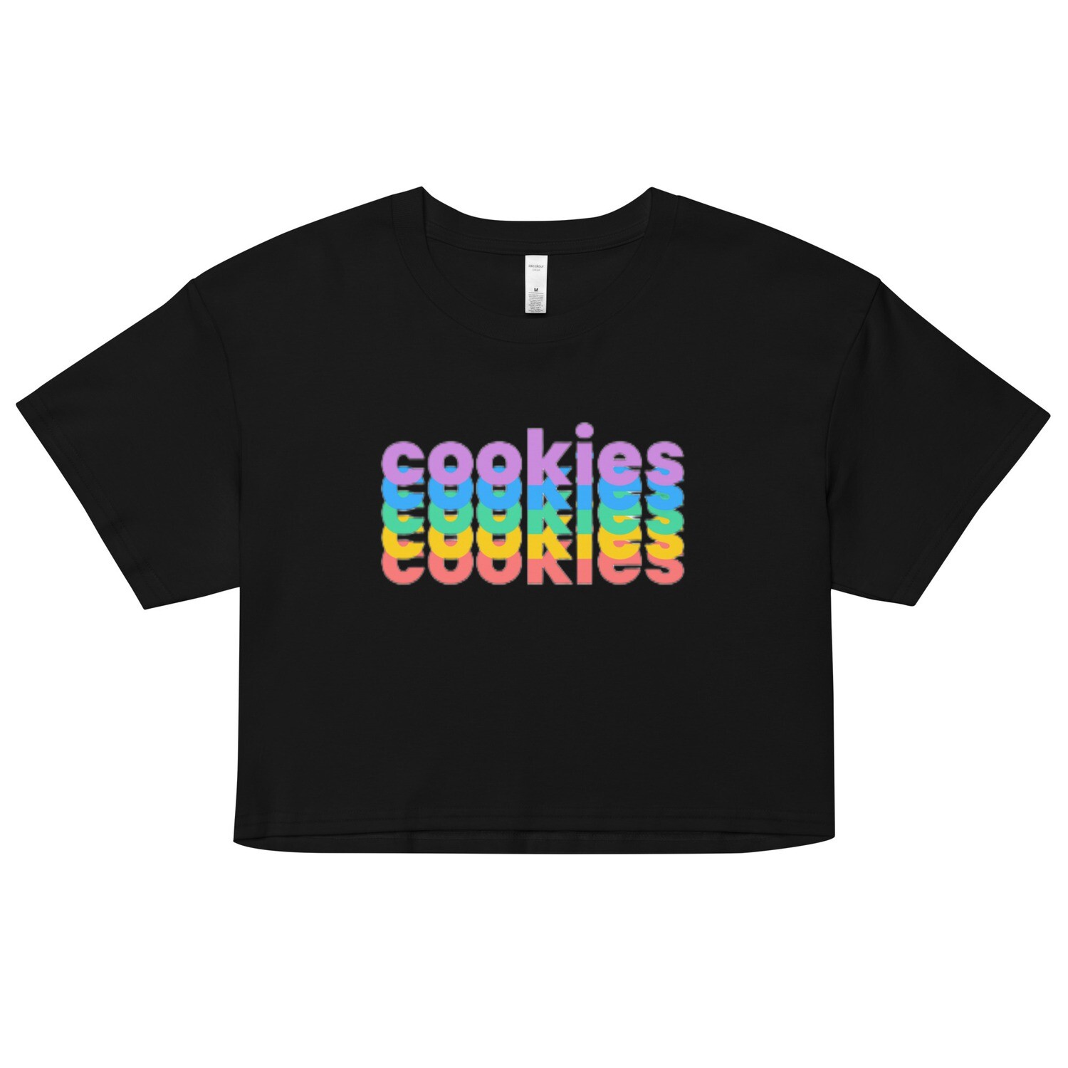 Rainbow Cookies Crop Top