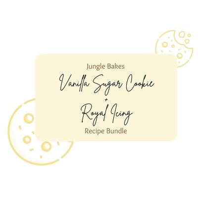 Vanilla Sugar Cookie + Royal Icing Recipe Bundle Vanilla Sugar Cookie + Royal Icing Recipe Bundle