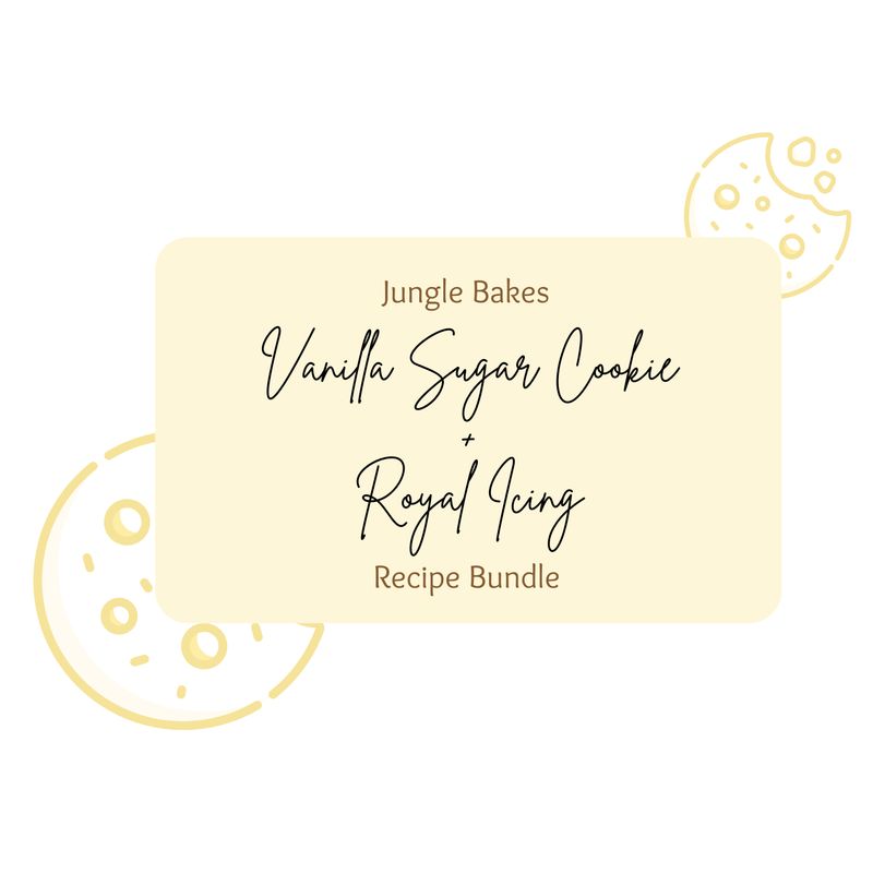 Vanilla Sugar Cookie + Royal Icing Recipe Bundle