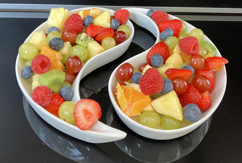 Obstsalat-vegetarisch