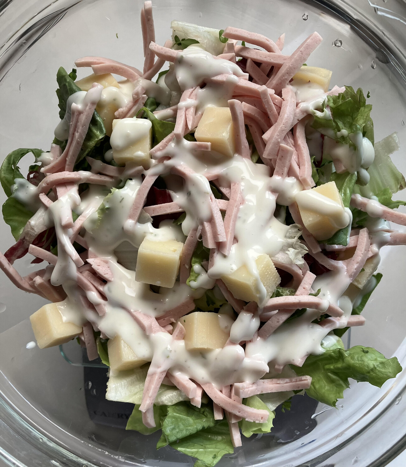 Schinken-Käse Salat