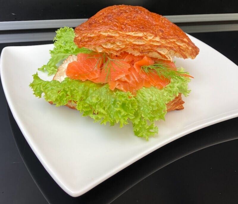 Sandwich mit Lachs
