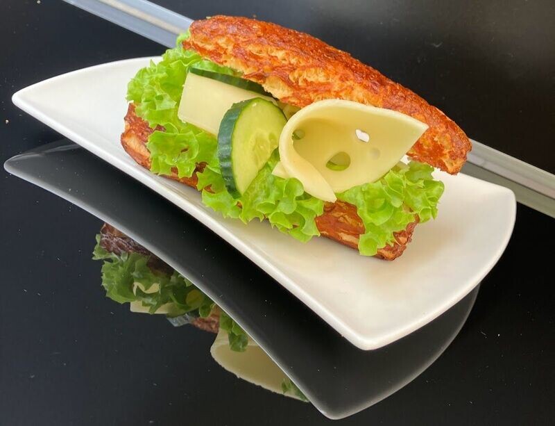 Sandwich mit Käse-vegetarisch
