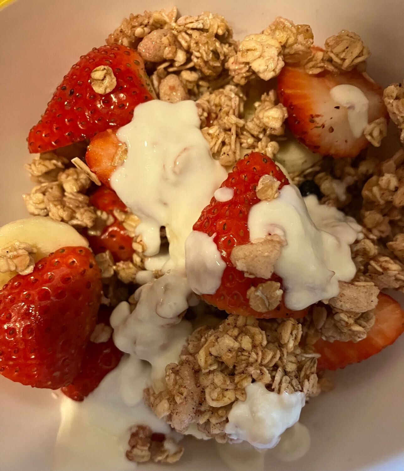 Erdbeere Müsli-vegetarisch