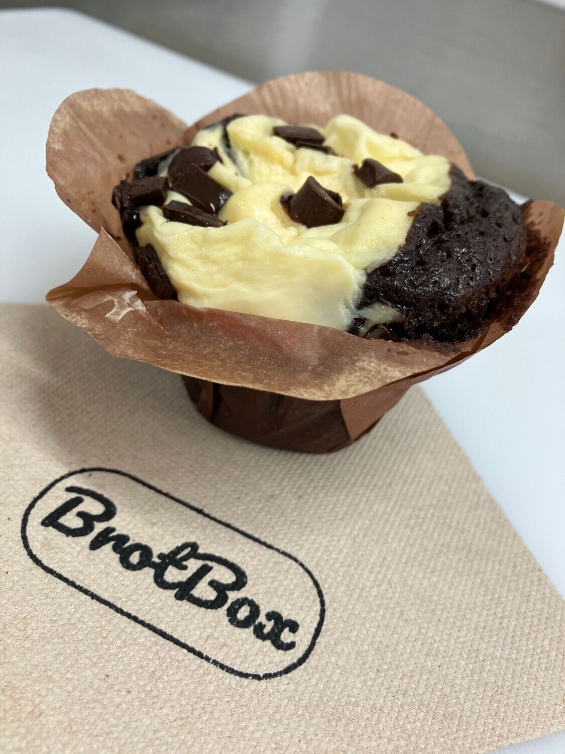 Yummy-Muffin Chocolat-Ceesecake-vegetarisch