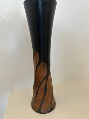 Wooden Mango Handcarved Flower Vase 03