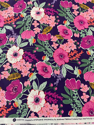 Wandering Floral Purple Background