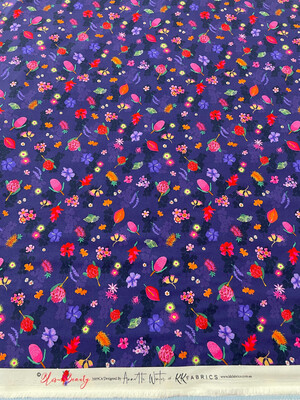 Bloom Beauty - Purple Background
