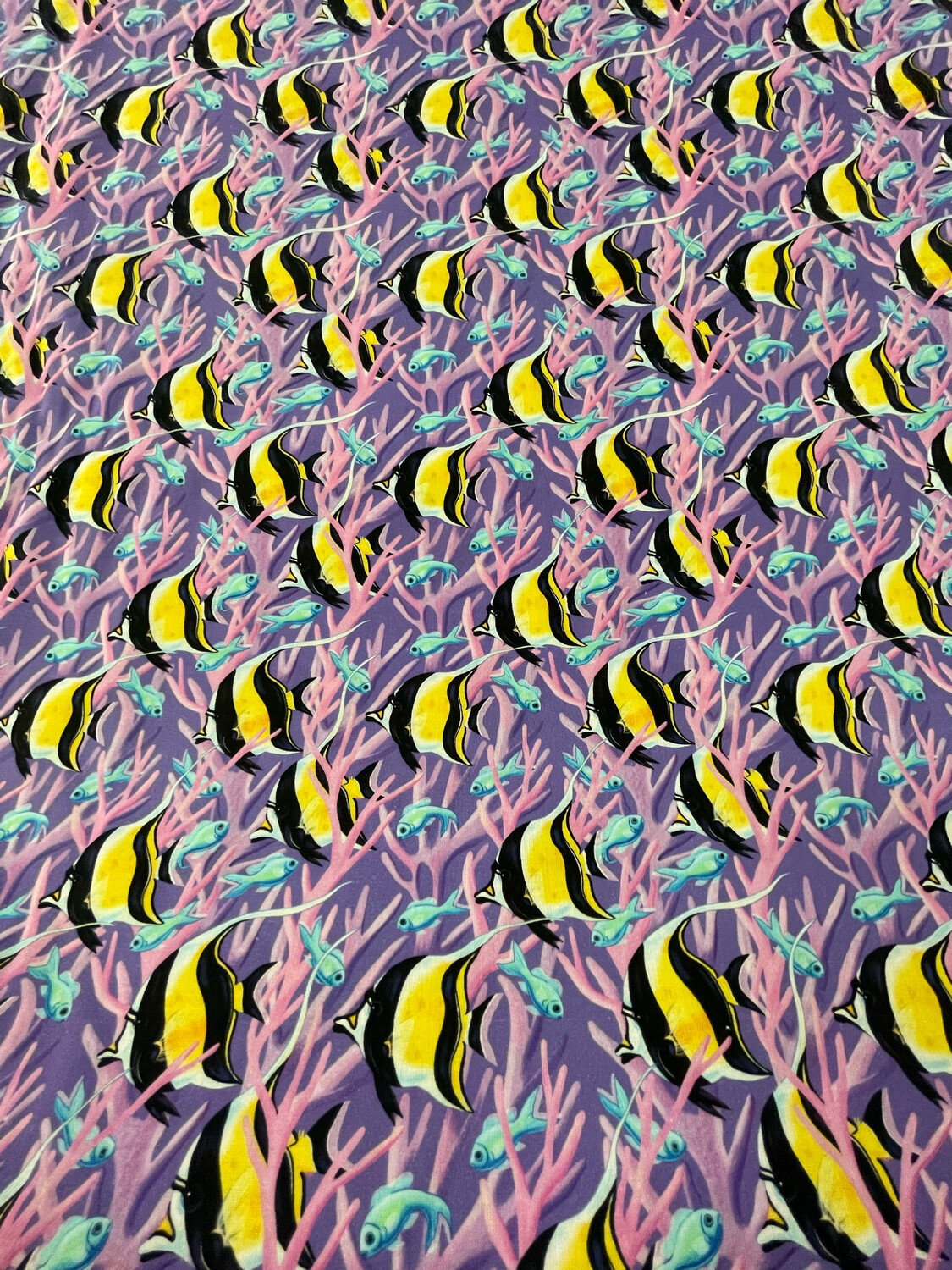 Coral Waters - Fish Yellow/Purple