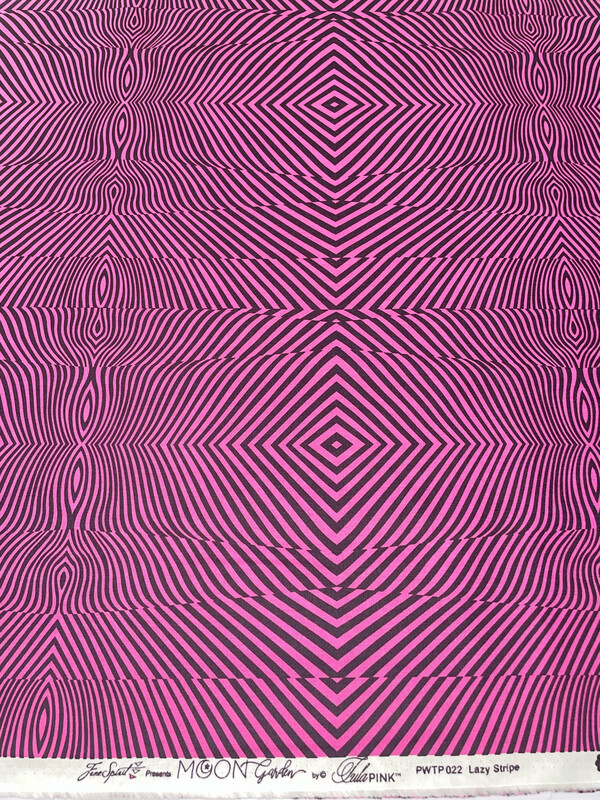 Tula Pink Moon Garden - Lazy Stripe In Dusk