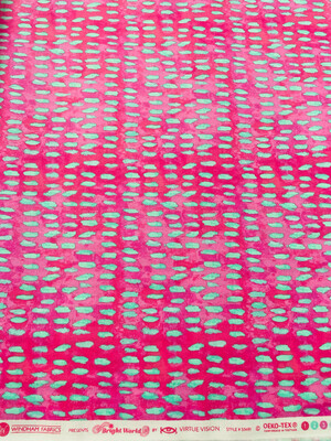 Bright World By Windham Fabrics - Pink/Green