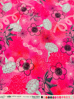 Bright World By Windham Fabrics - Pink Floral
