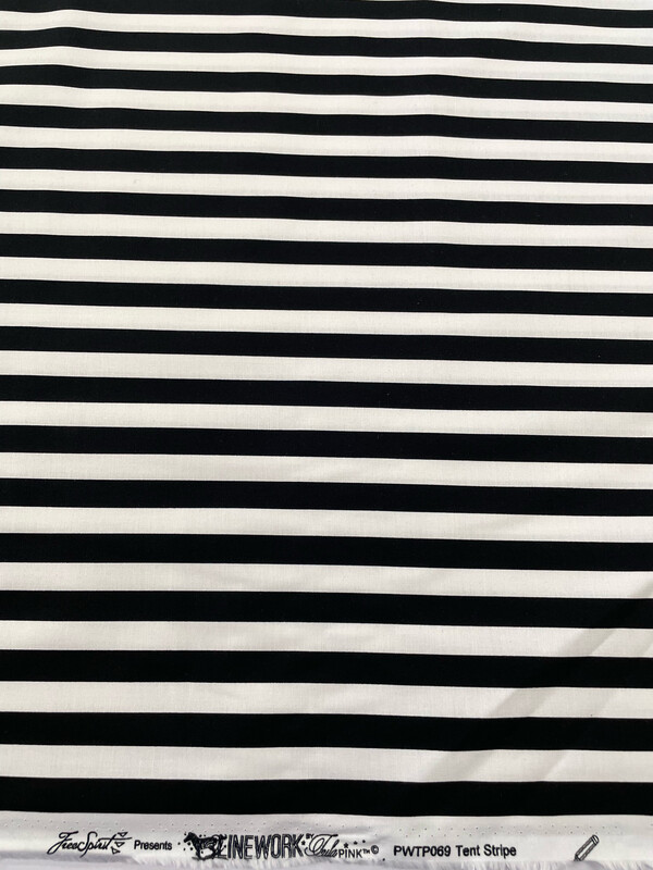 Tula Pink - True Colours Tent Stripe In Paper
