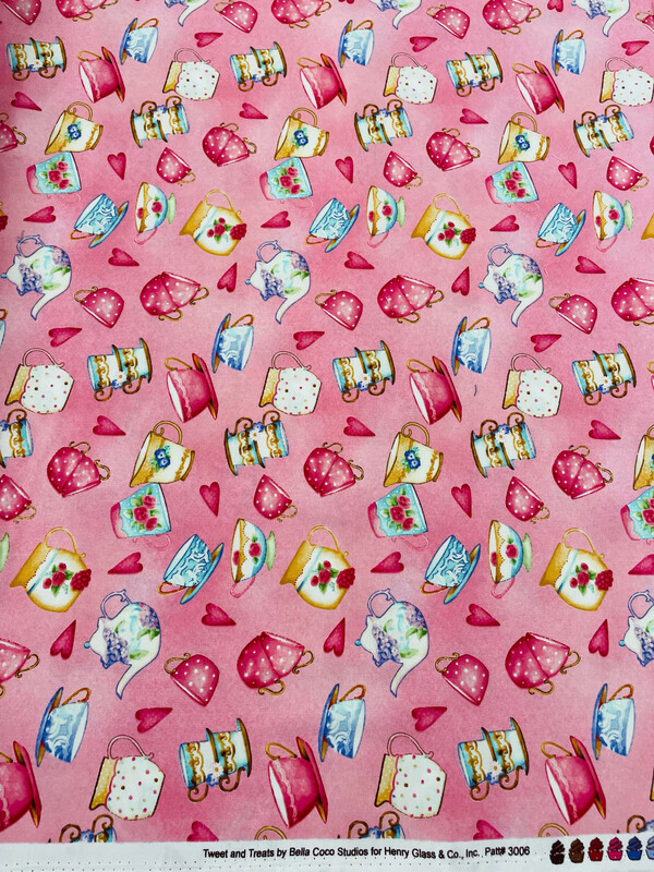 Tweets & Treats - Tea Time Toss Pink