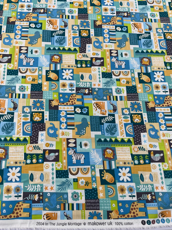 In The Jungle- Animal Montage Blue