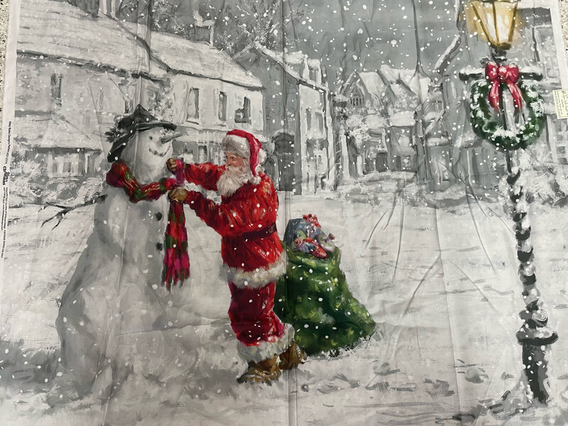 Christmas Wishes - Snowman Panel
