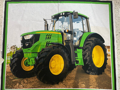 Farm Tractors - Green Large Panel