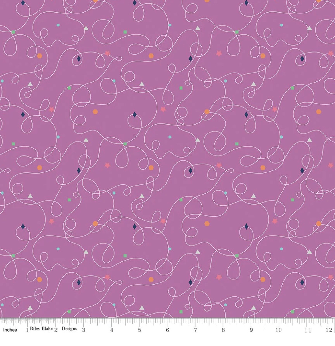 Effervescence Squiggles - Purple