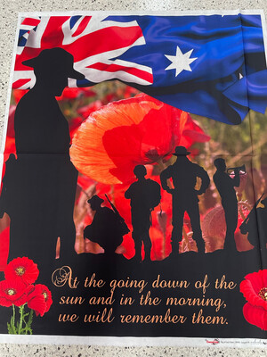 ANZAC Remembering 2.0 - Flag Panel