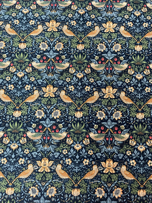 Morris & Co - Mini Strawberry Thief Navy
