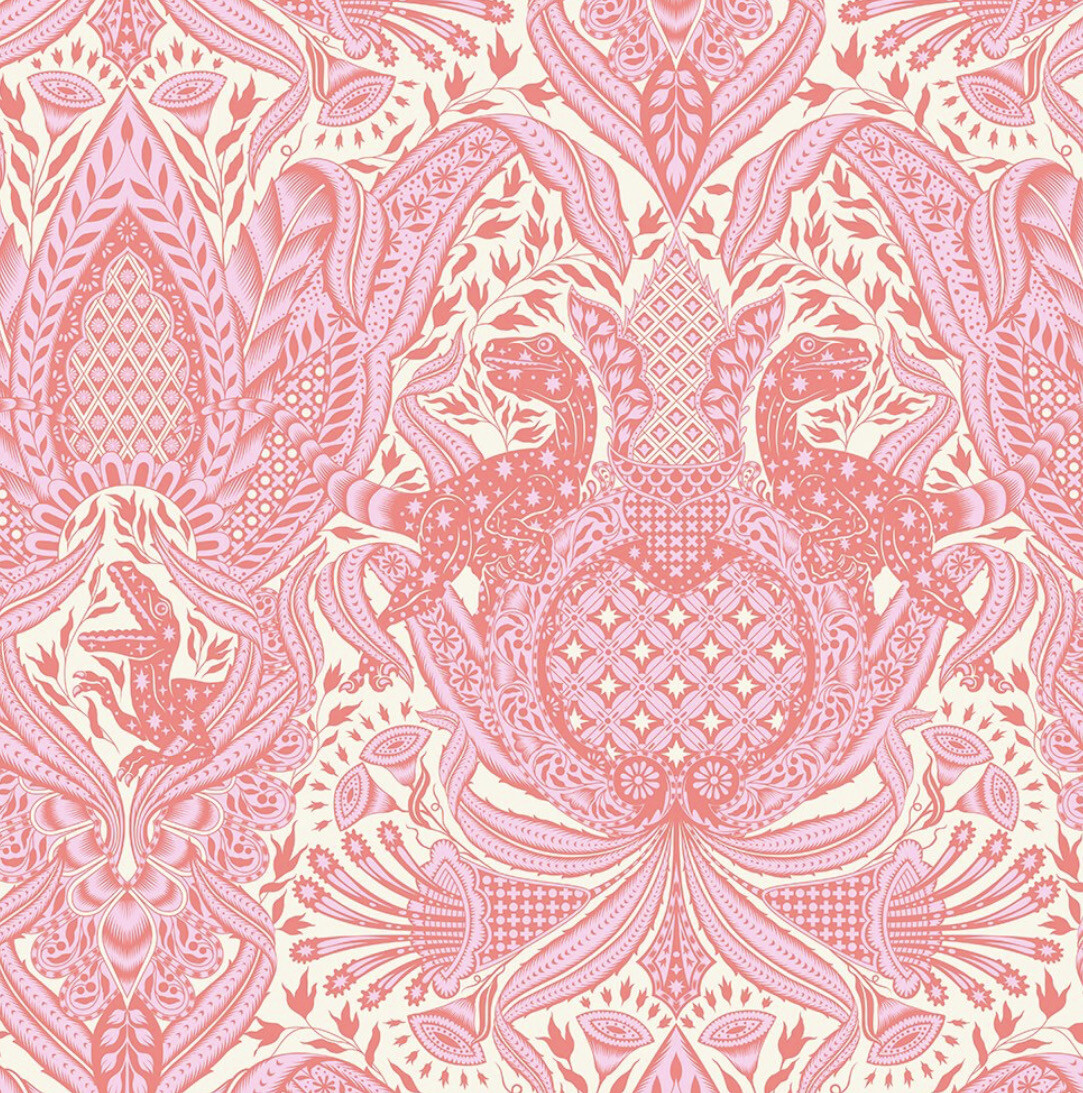 Tula Pink ROAR - Gift Rapt in Blush