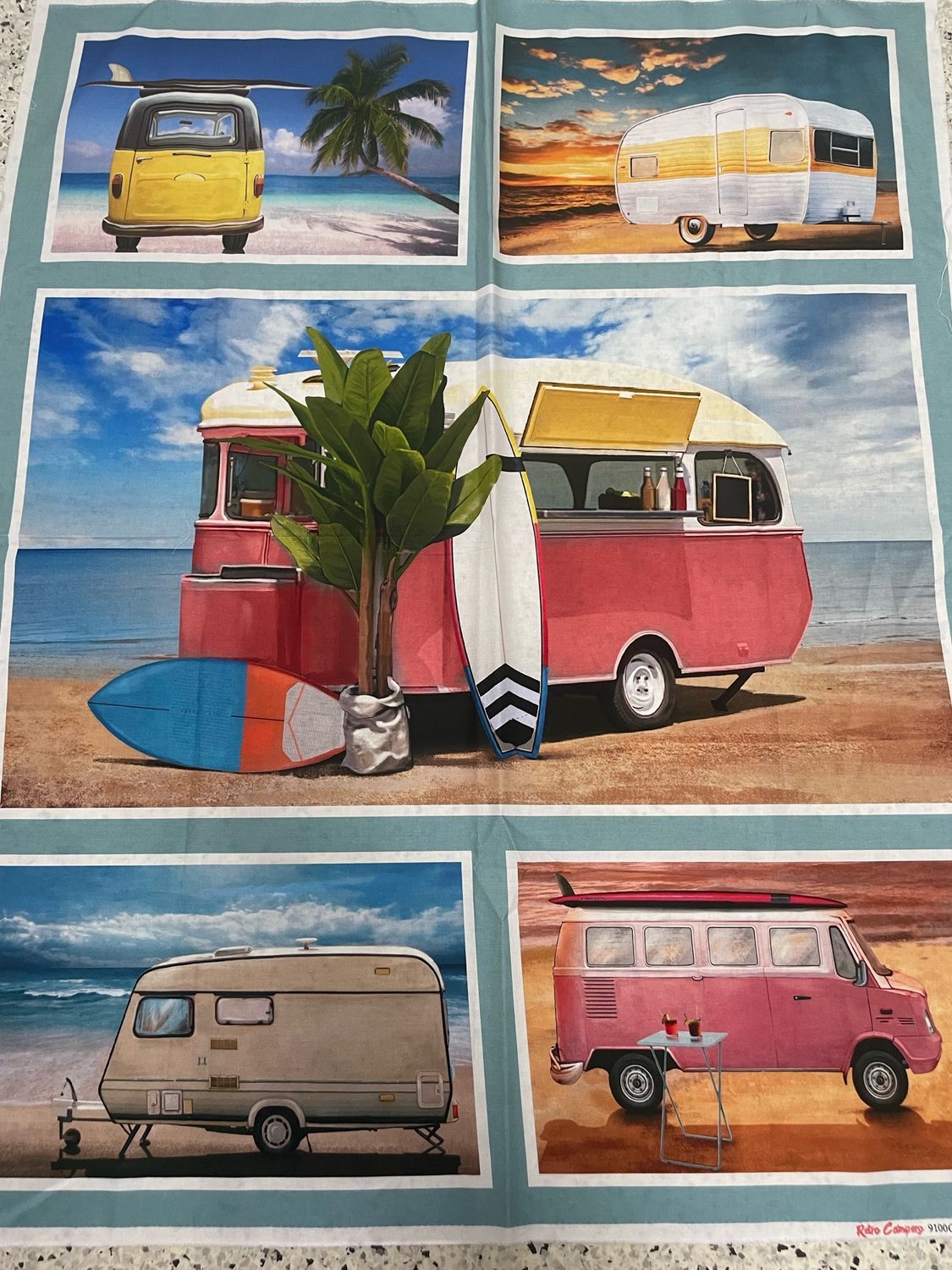 Retro Camping - Panel