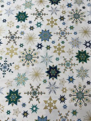 Deco The Halls - Snowflakes Cream