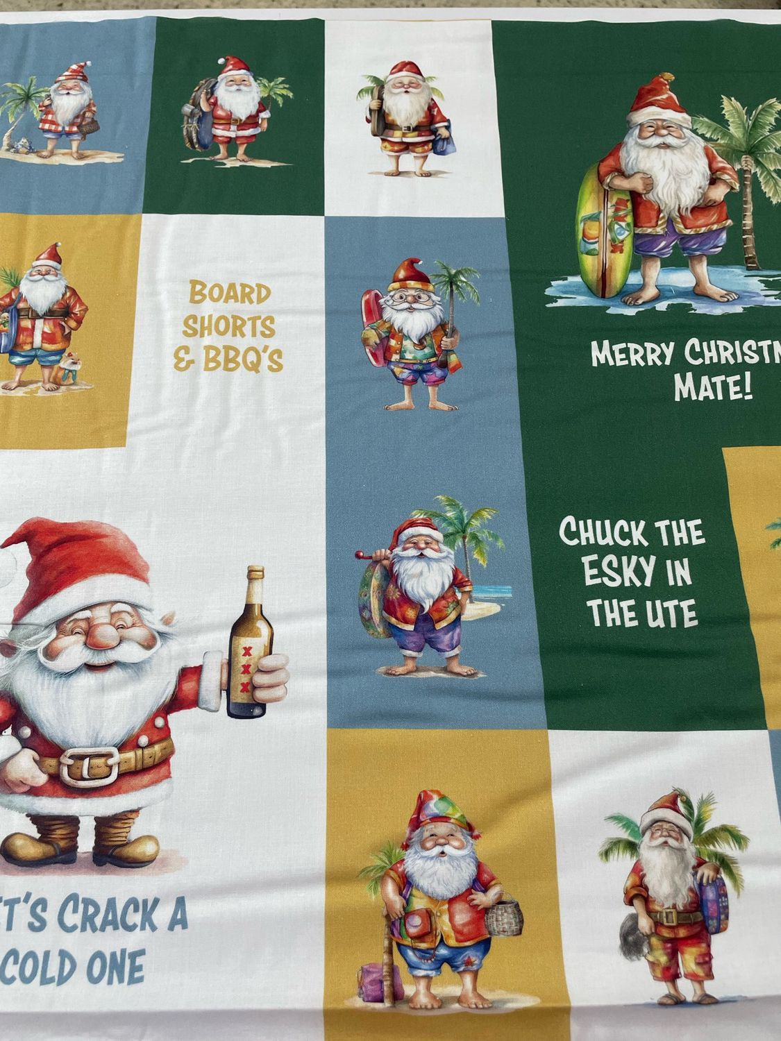 Old Mate Christmas - Postcard Panel