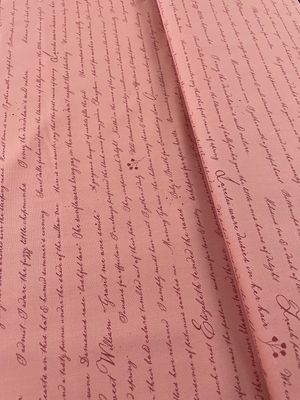 Moda Enchantment Pink Writing