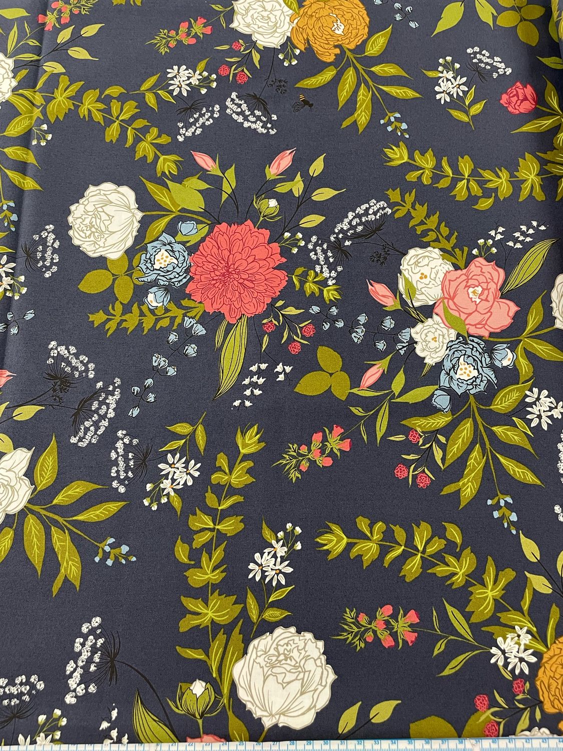 Moda Enchantment Floral Navy