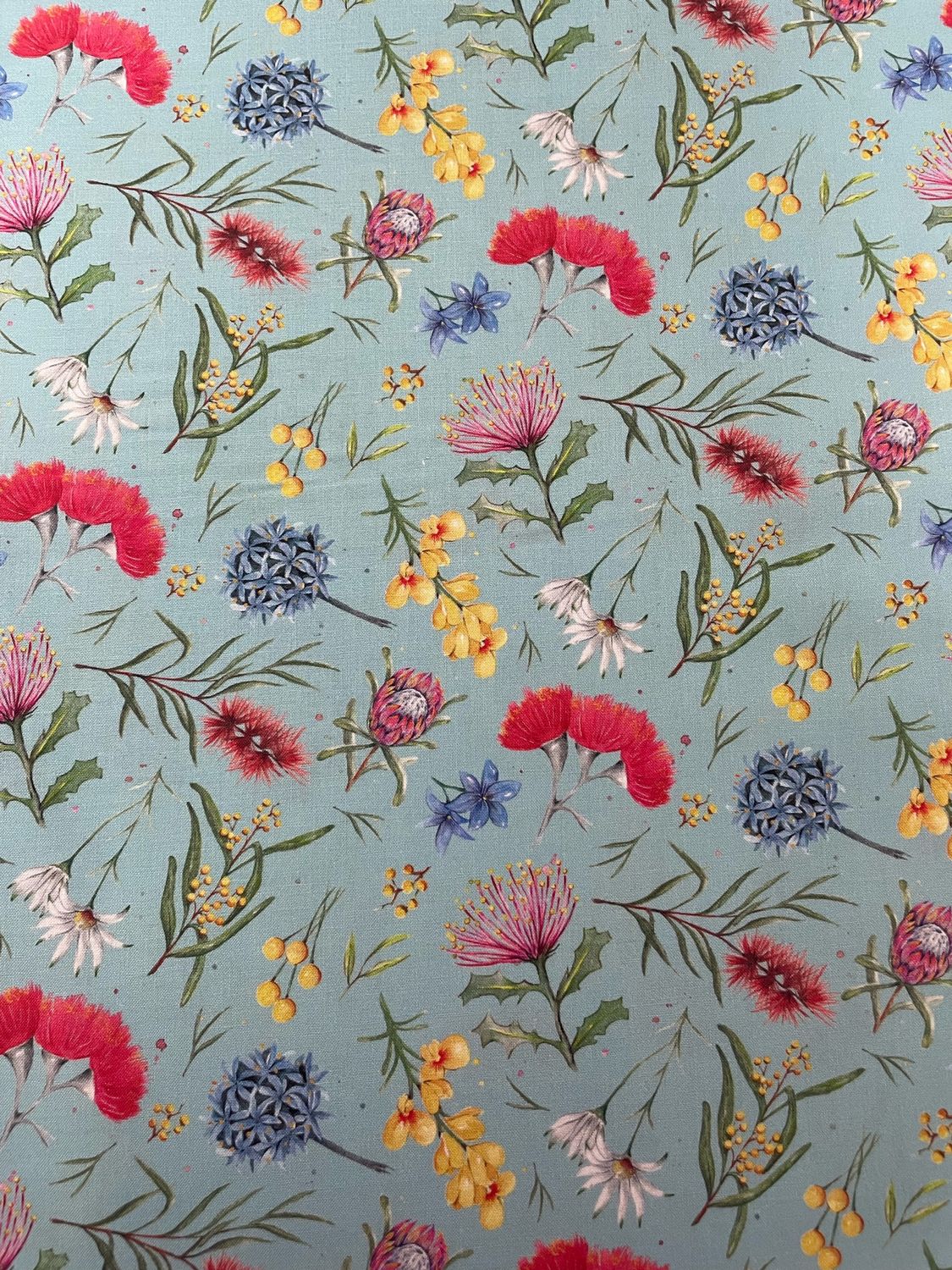 Nutex Australian Florals - Blue