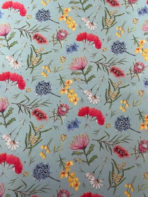 Nutex Australian Florals - Blue