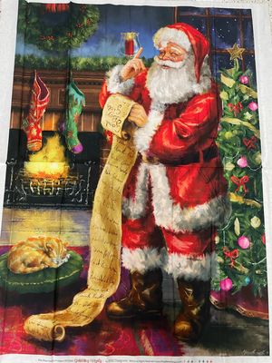 Christmas Wishes - Santa Panel