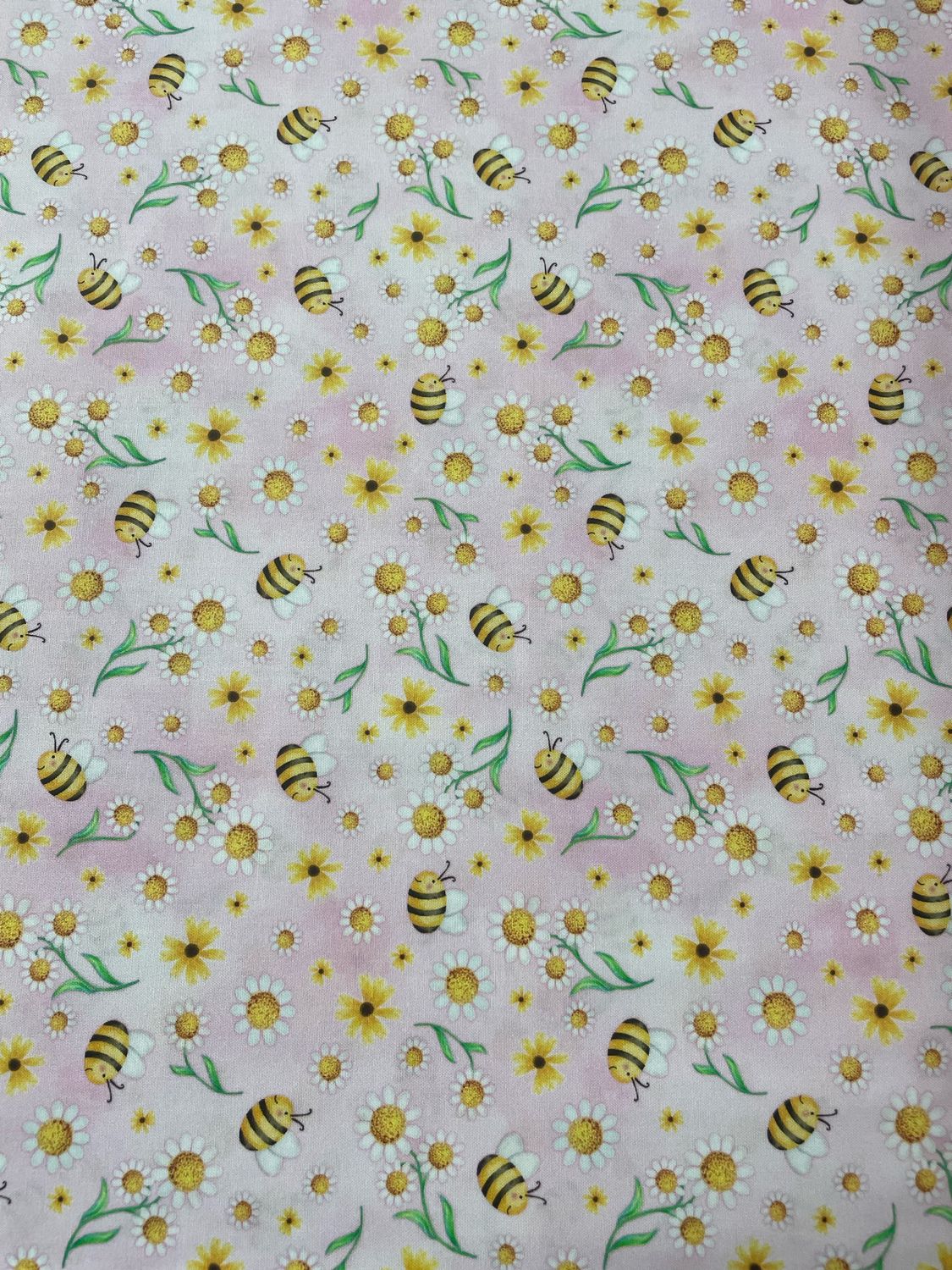 Sunshine Days - Daisies & Bees Pink