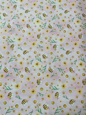 Sunshine Days - Daisies & Bees Pink