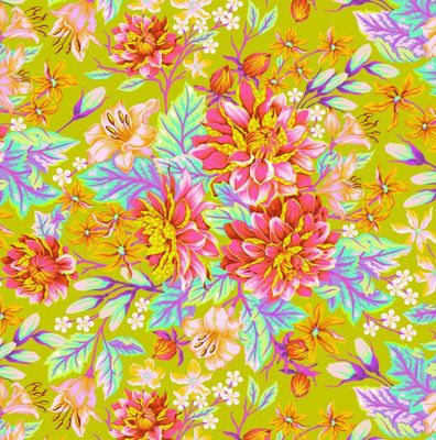 Tula Pink UNTAMED - Hello Dahlia - Lunar